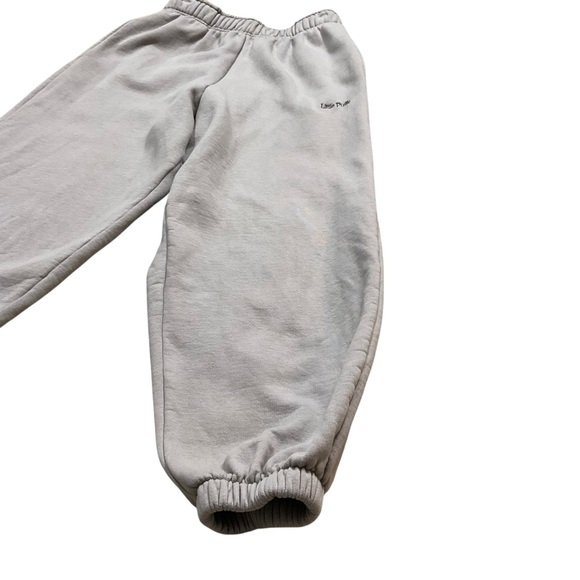 Little Puffy Michelle Choi Dusk Tan Sweatpants Size Medium 23.5” inseam - Picture 3 of 11